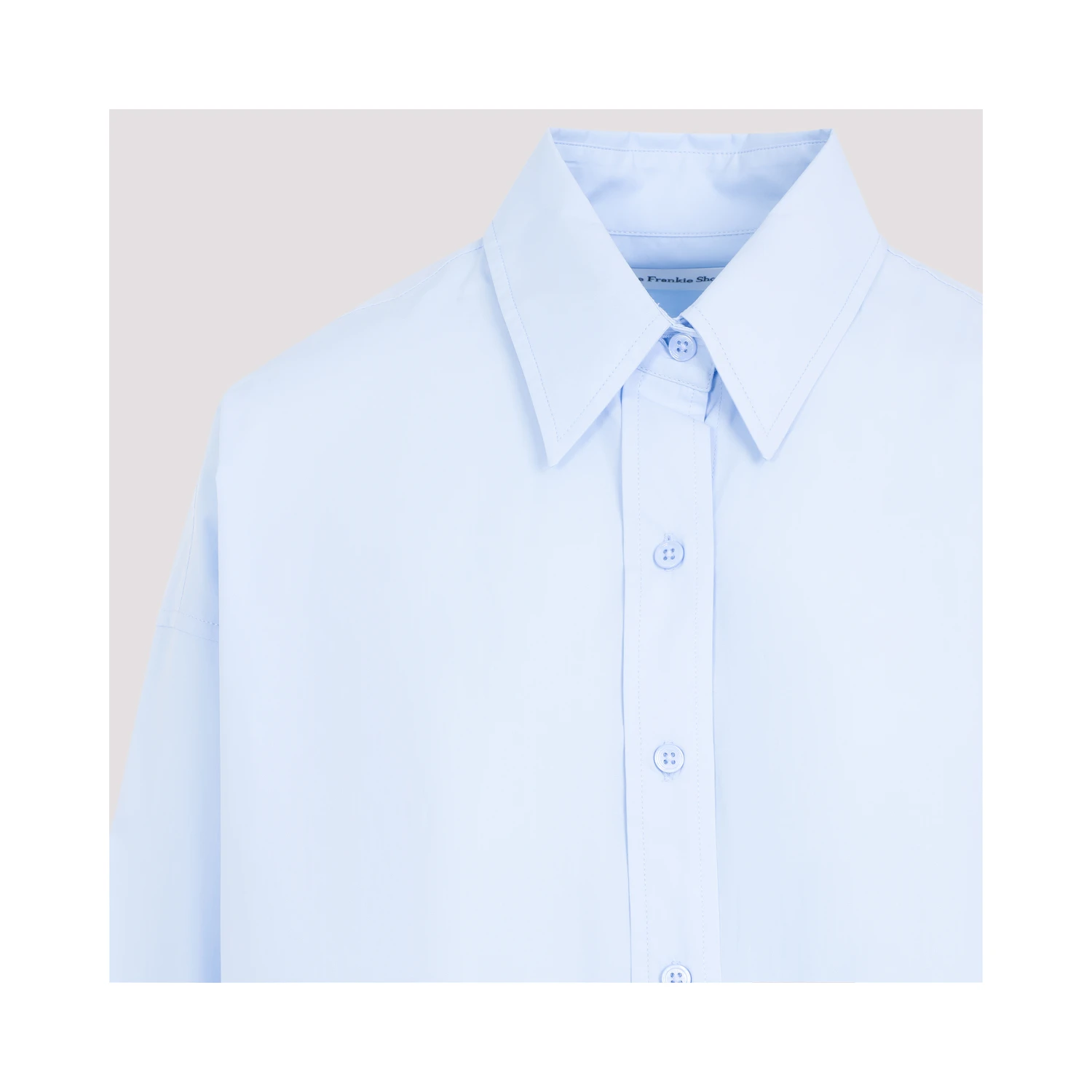 The Frankie Shop Arlen Cotton Boxy Shirt