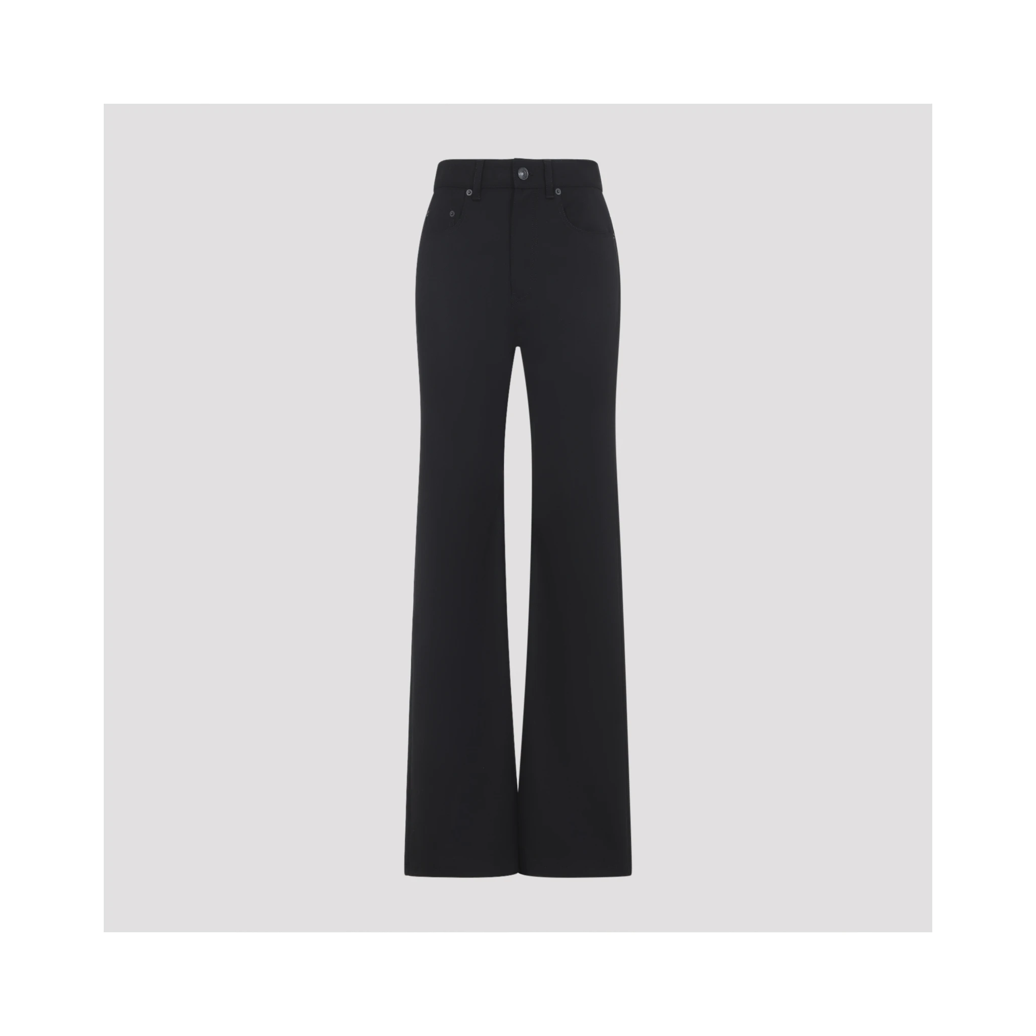 Balenciaga Straight Wool Pants