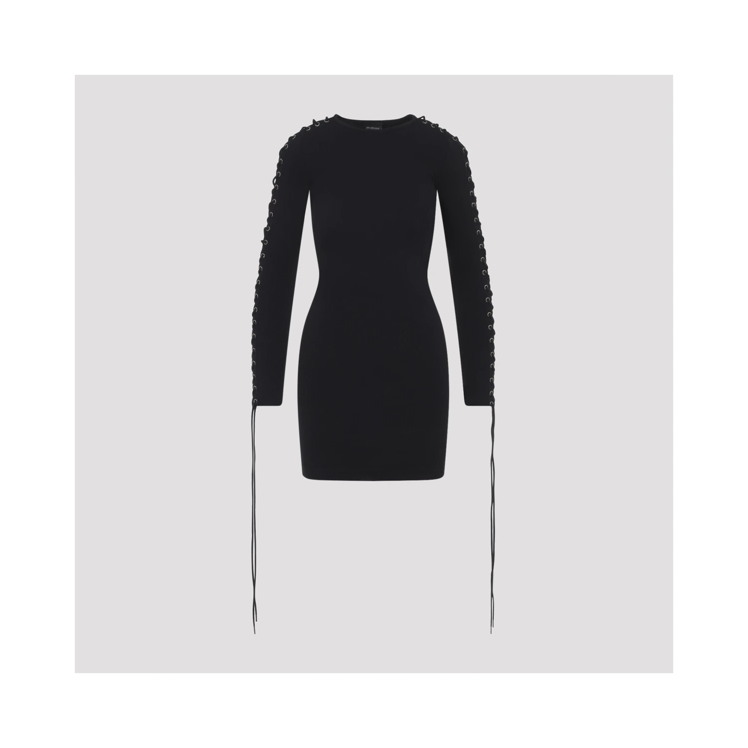 Balenciaga Lace-Up Mini Dress