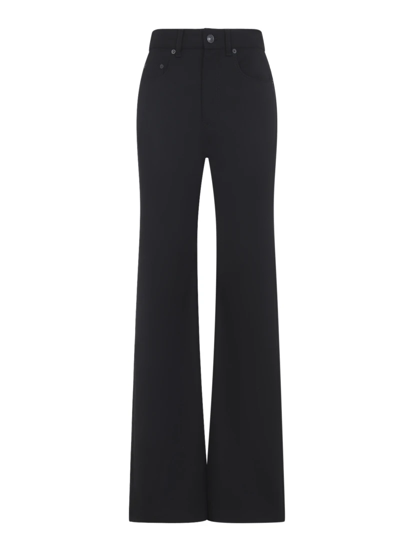 Balenciaga Straight Wool Pants