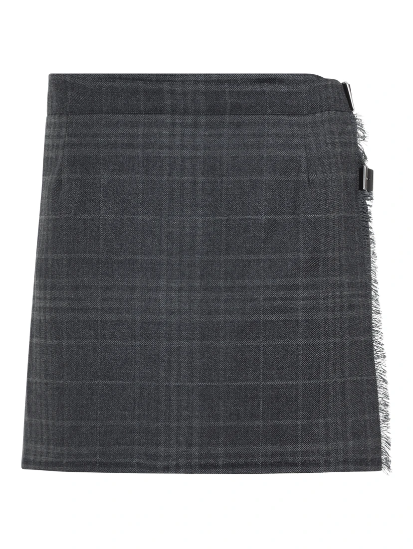 Balenciaga Pleated Mini Skirt