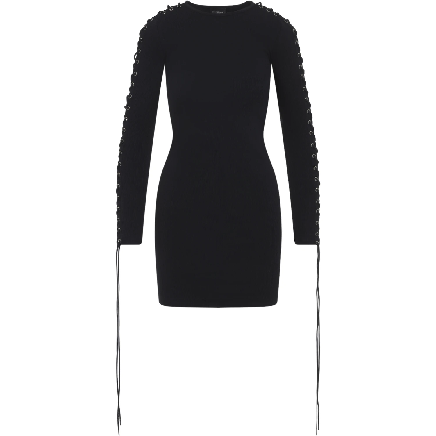 Balenciaga Lace-Up Mini Dress