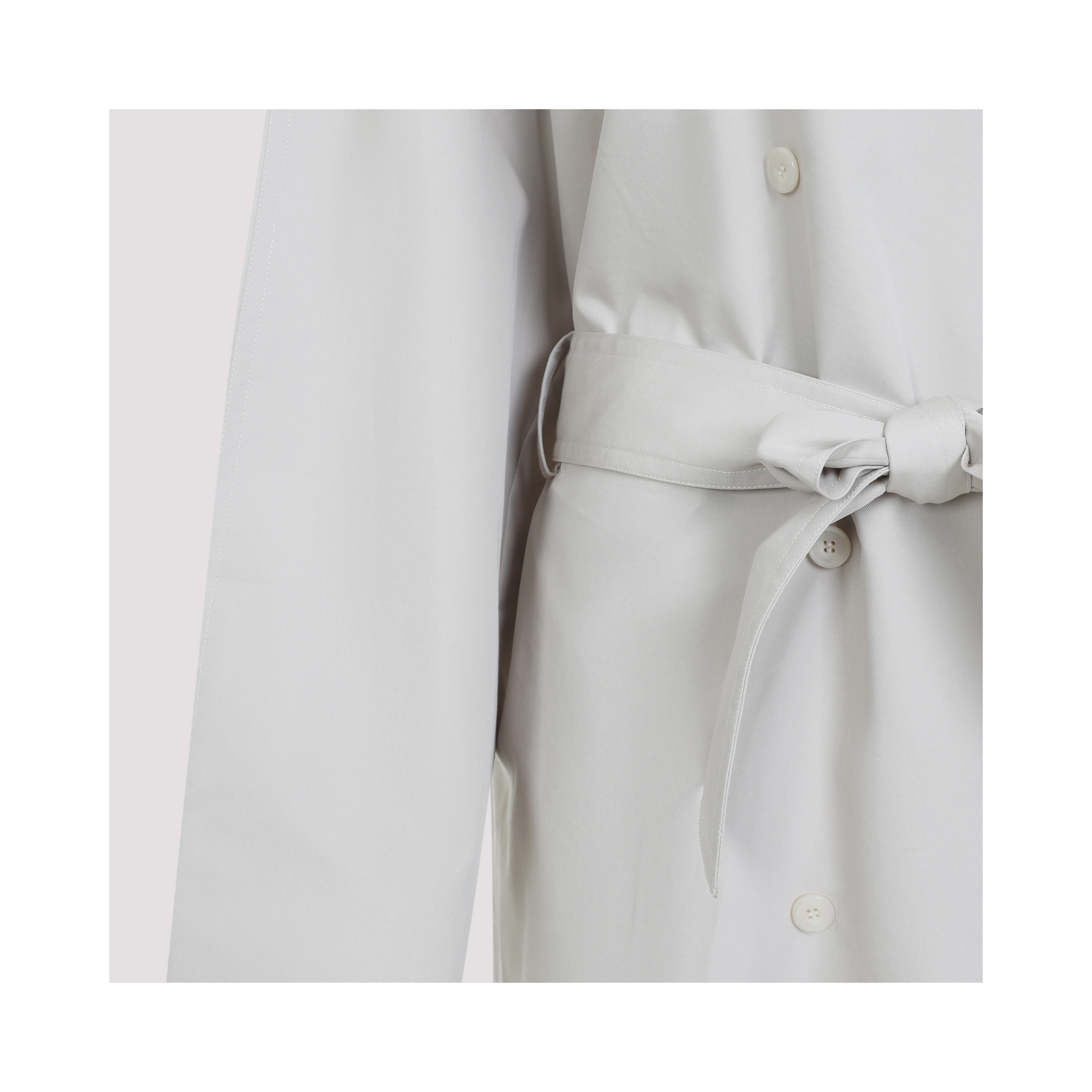The Frankie Shop Riva Cotton Trench Coat