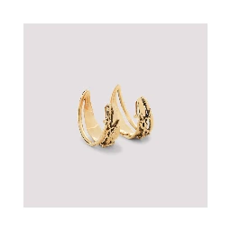 Saint Laurent Creole Charm Cassandre Earrings
