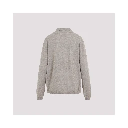 The Frankie Shop Tala Knit V-Neck Polo