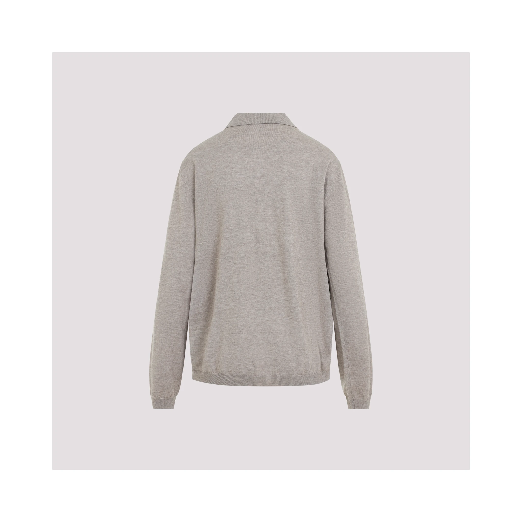 The Frankie Shop Tala Knit V-Neck Polo