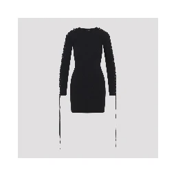 Balenciaga Lace-Up Mini Dress