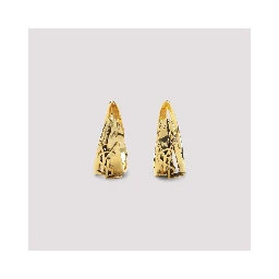 Saint Laurent Creole Charm Cassandre Earrings
