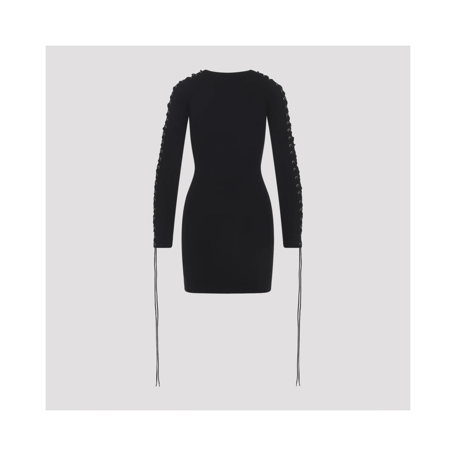 Balenciaga Lace-Up Mini Dress