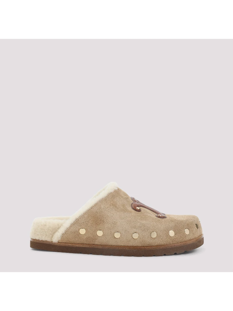 Celine Triomphe Wedge 15mm Mules