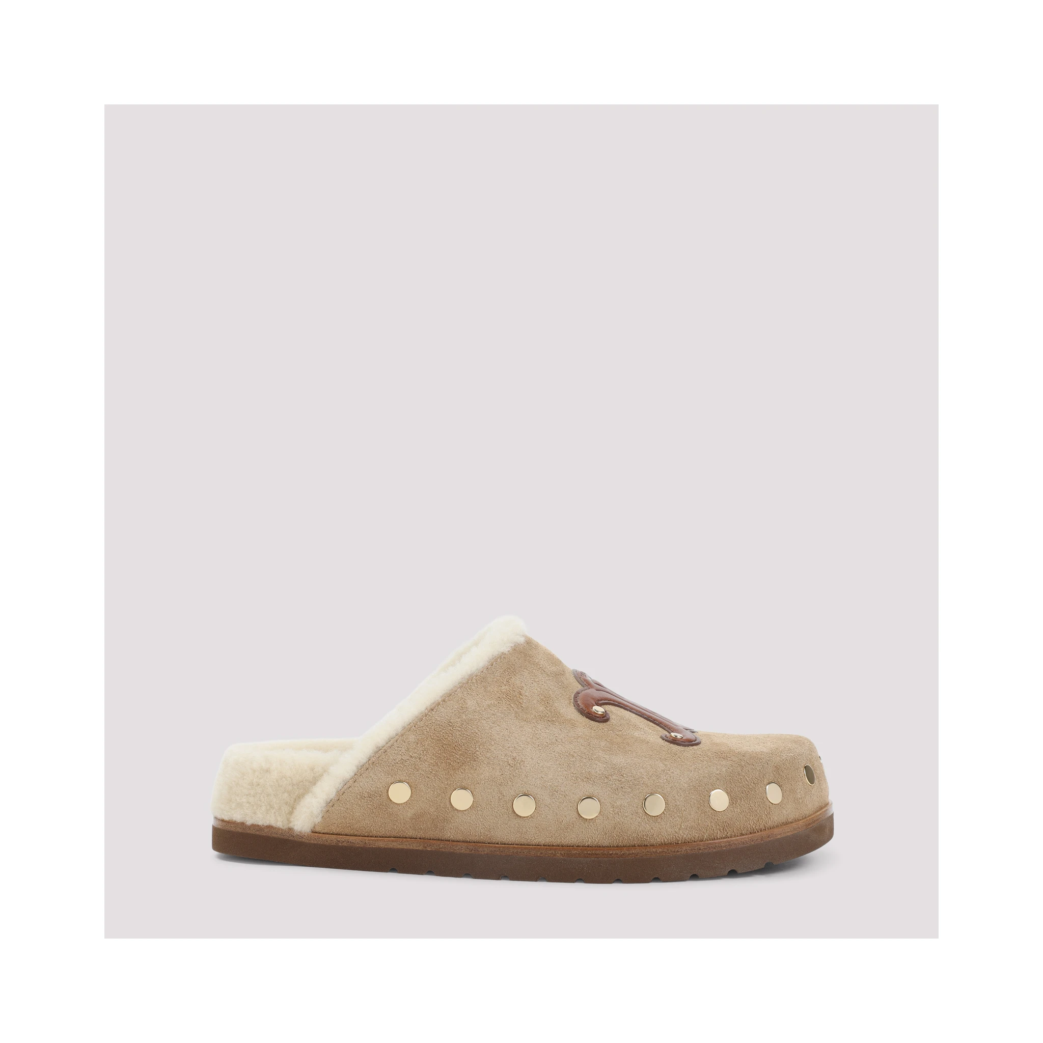 Celine Triomphe Wedge 15mm Mules