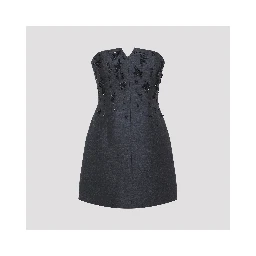 Alberta Ferretti Tailoring Off Shoulder Dress