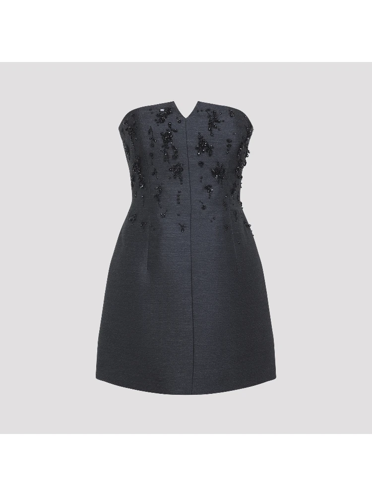 Alberta Ferretti Tailoring Off Shoulder Dress