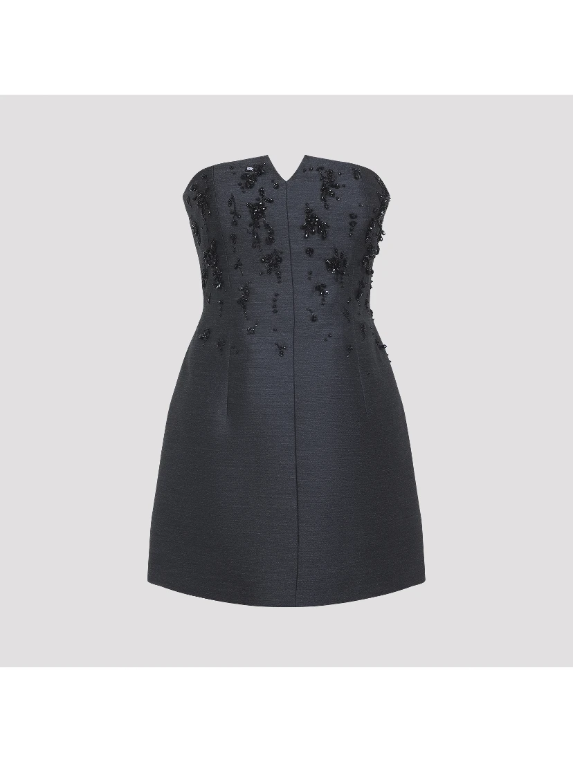 Alberta Ferretti Tailoring Off Shoulder Dress