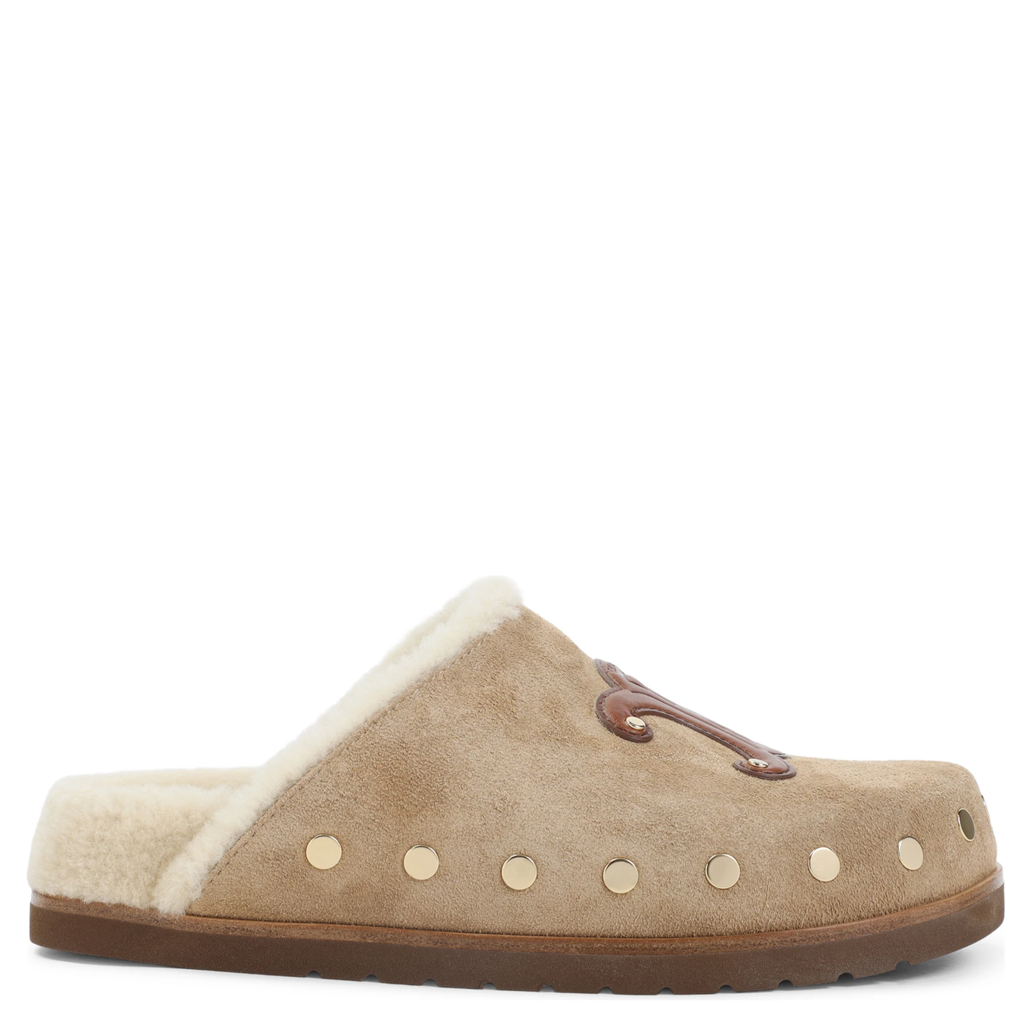 Celine Triomphe Wedge 15mm Mules