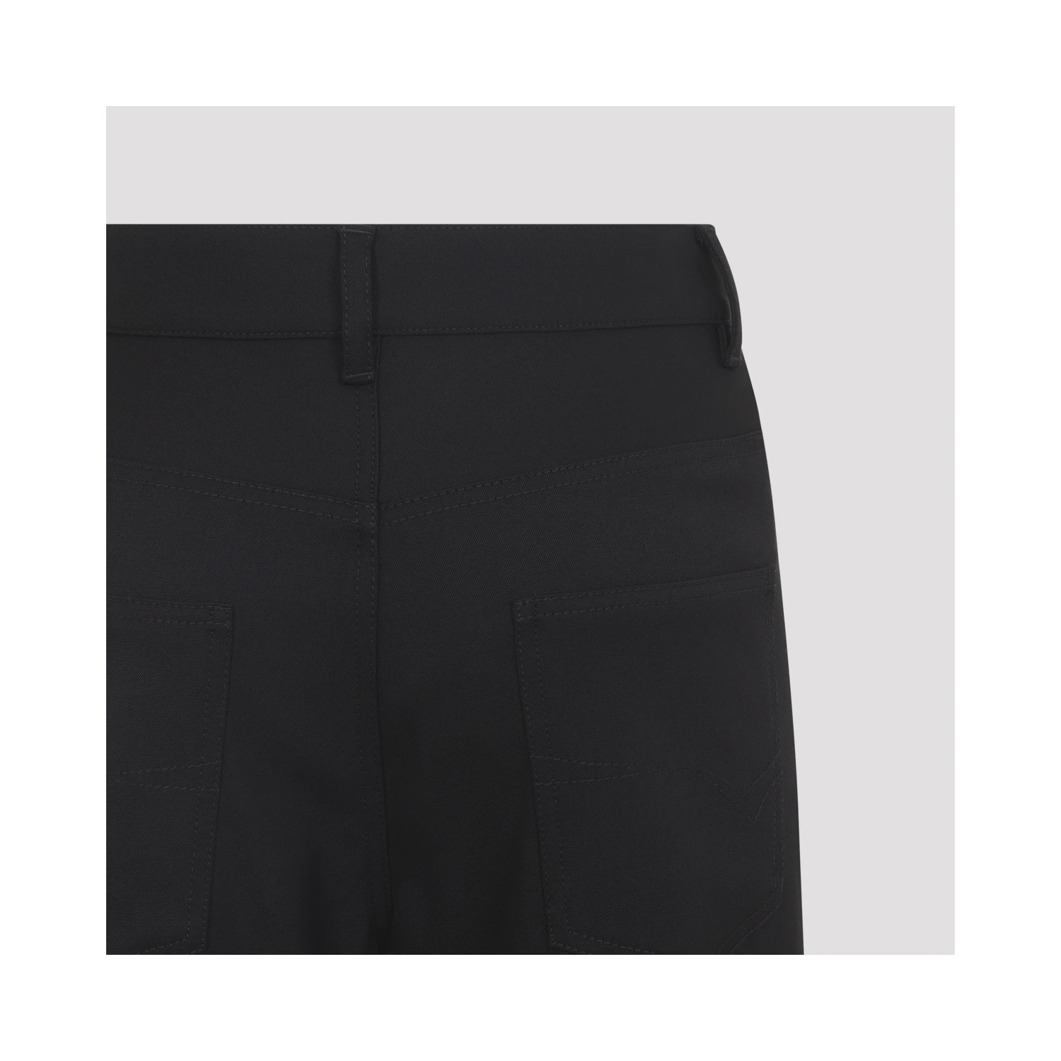 Balenciaga Straight Wool Pants