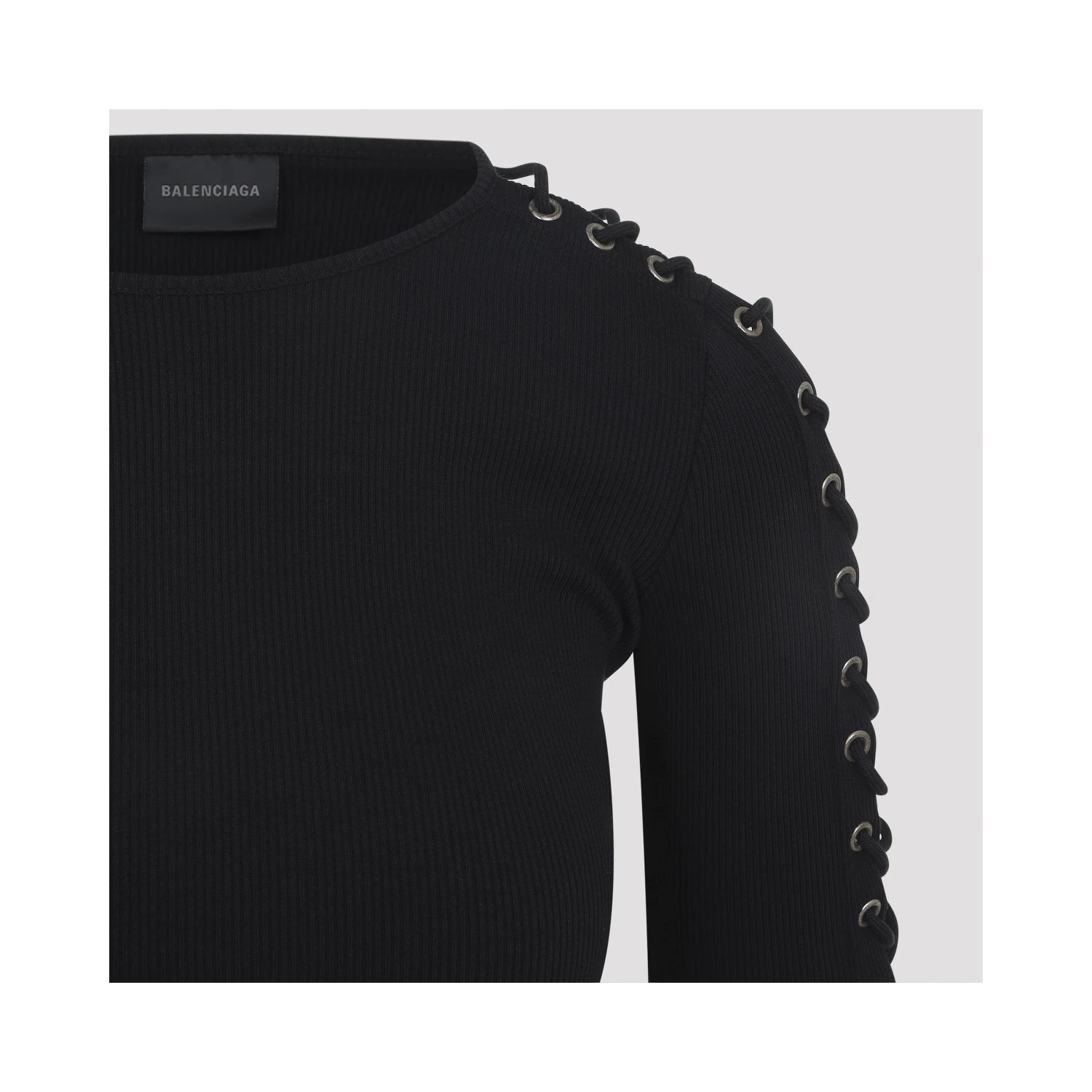 Balenciaga Lace-Up Mini Dress