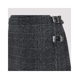 Balenciaga Pleated Mini Skirt