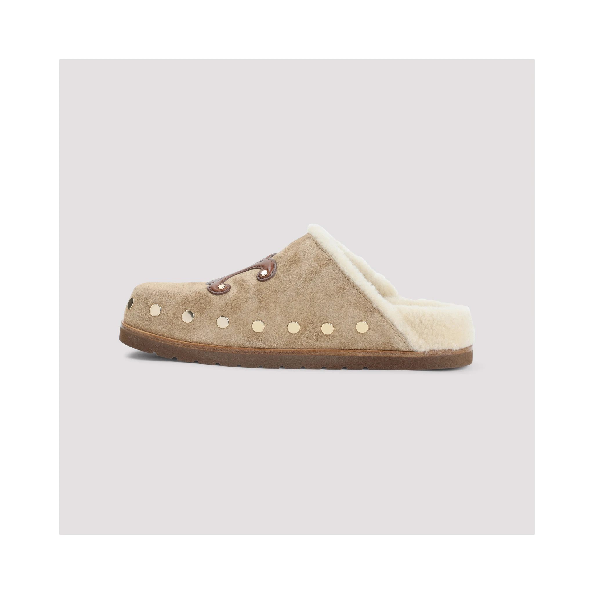 Celine Triomphe Wedge 15mm Mules