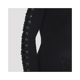 Balenciaga Lace-Up Mini Dress