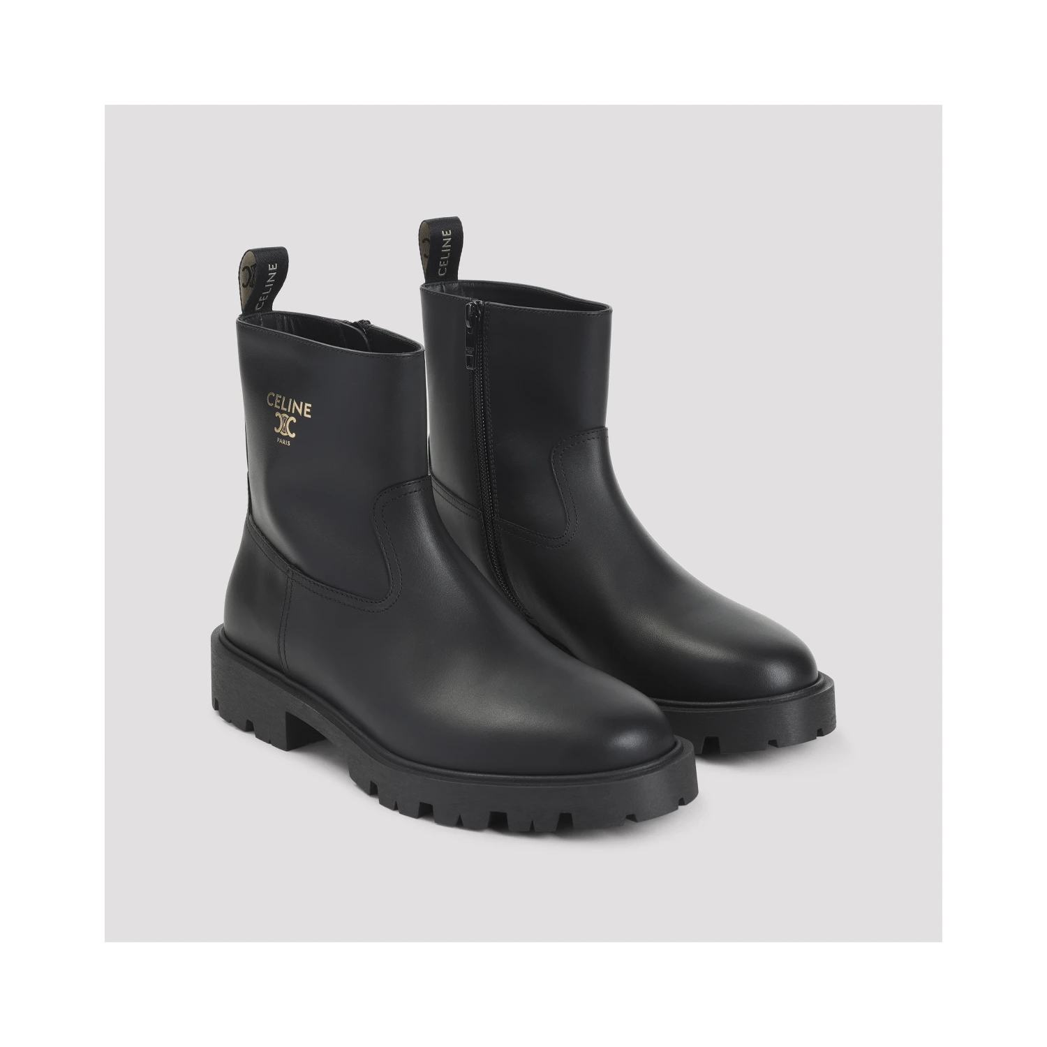 Celine Zipped 35 Boots