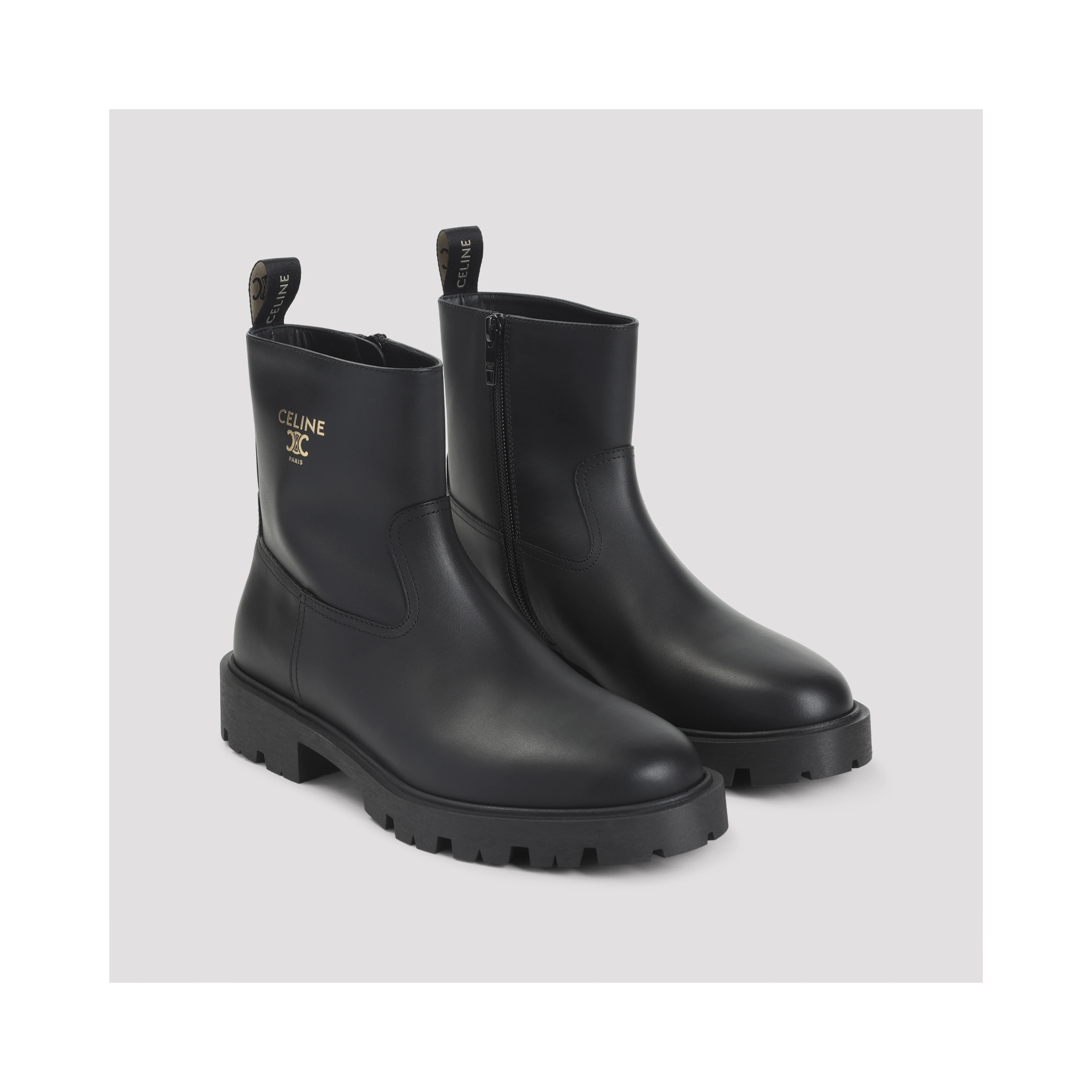 Celine Zipped 35 Boots