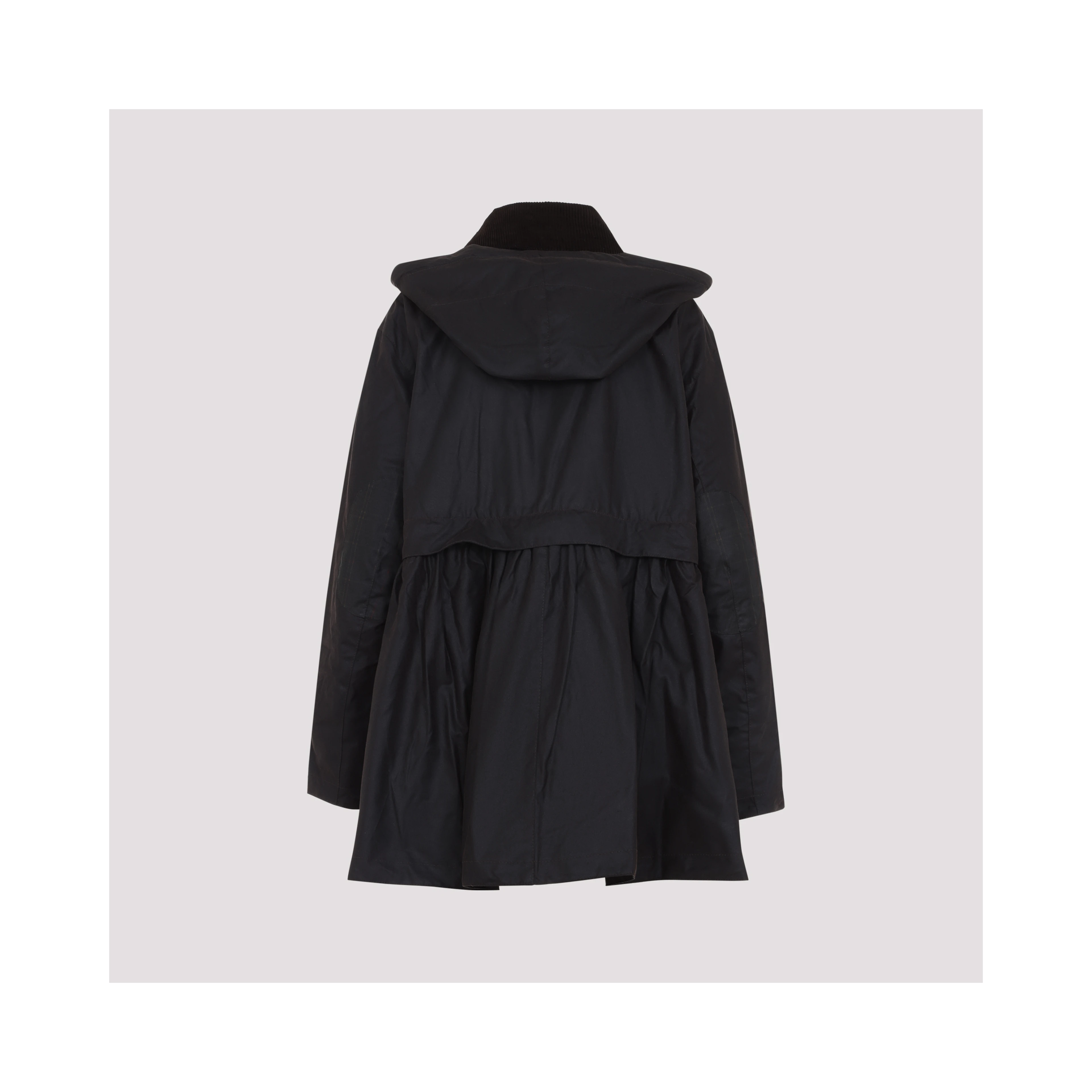 Barbour x Ganni Peplum Wax Jacket