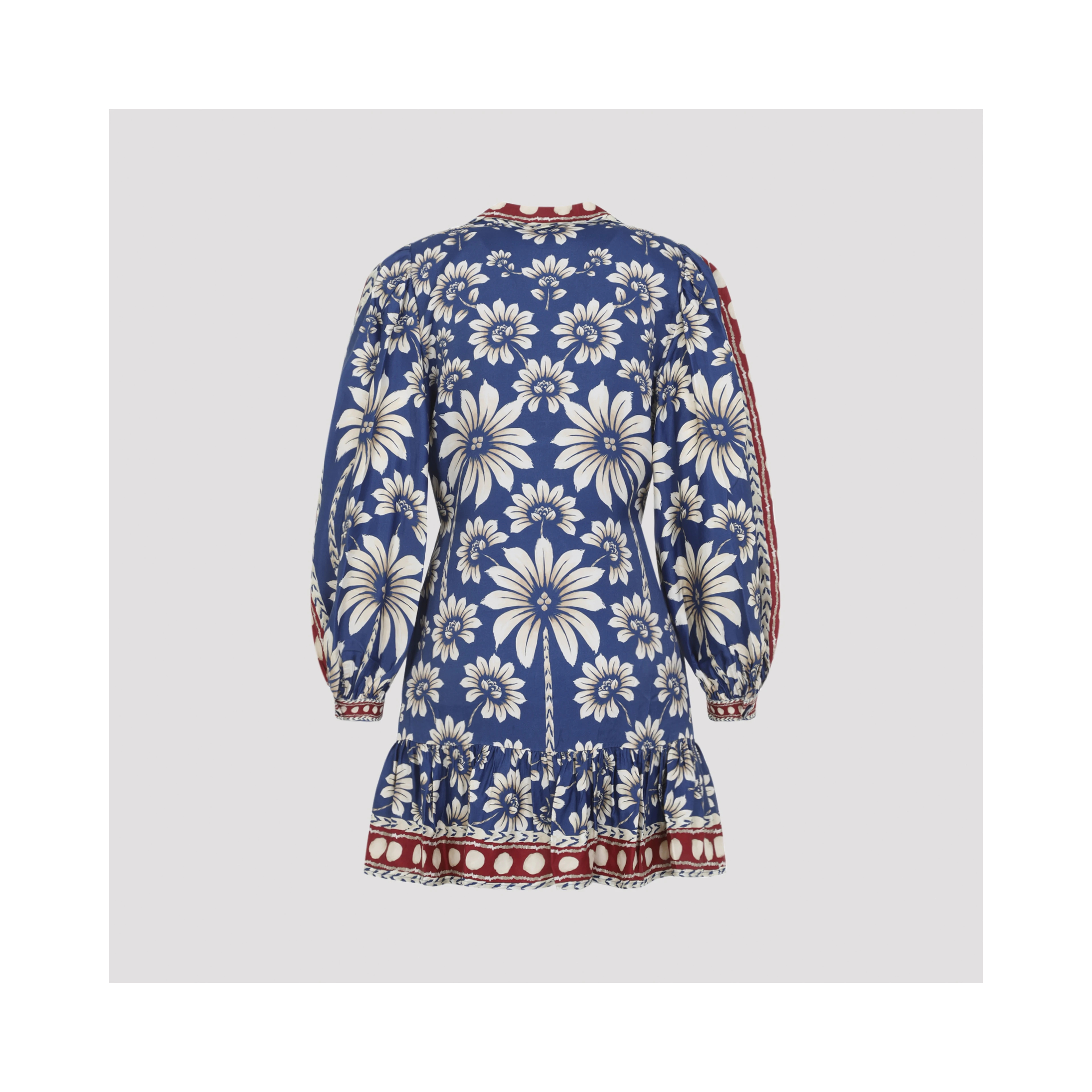 Farm Rio Luna Blue Mini Dress