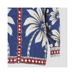 Farm Rio Luna Blue Shirt