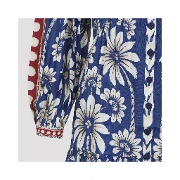 Farm Rio Luna Blue Mini Dress