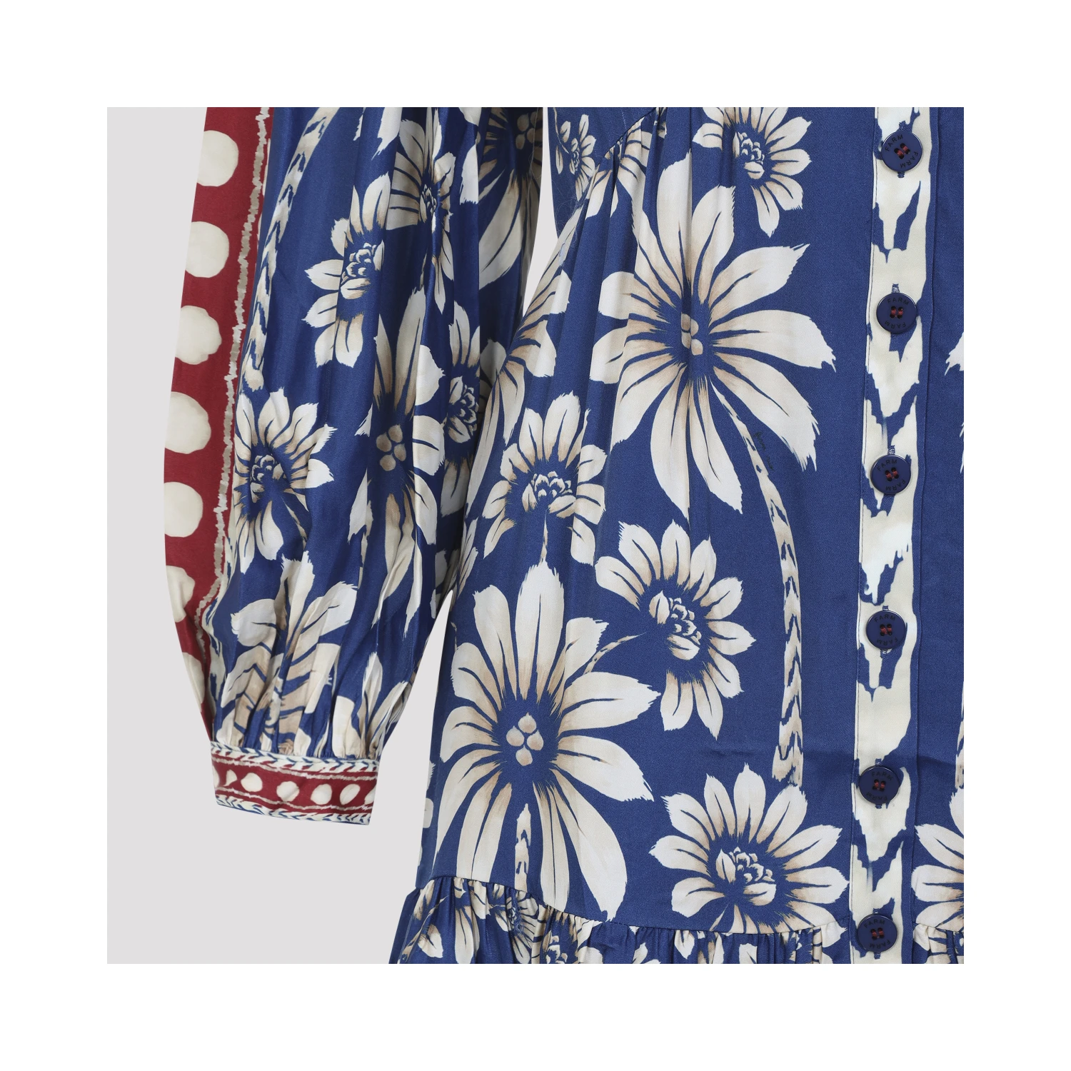 Farm Rio Luna Blue Mini Dress