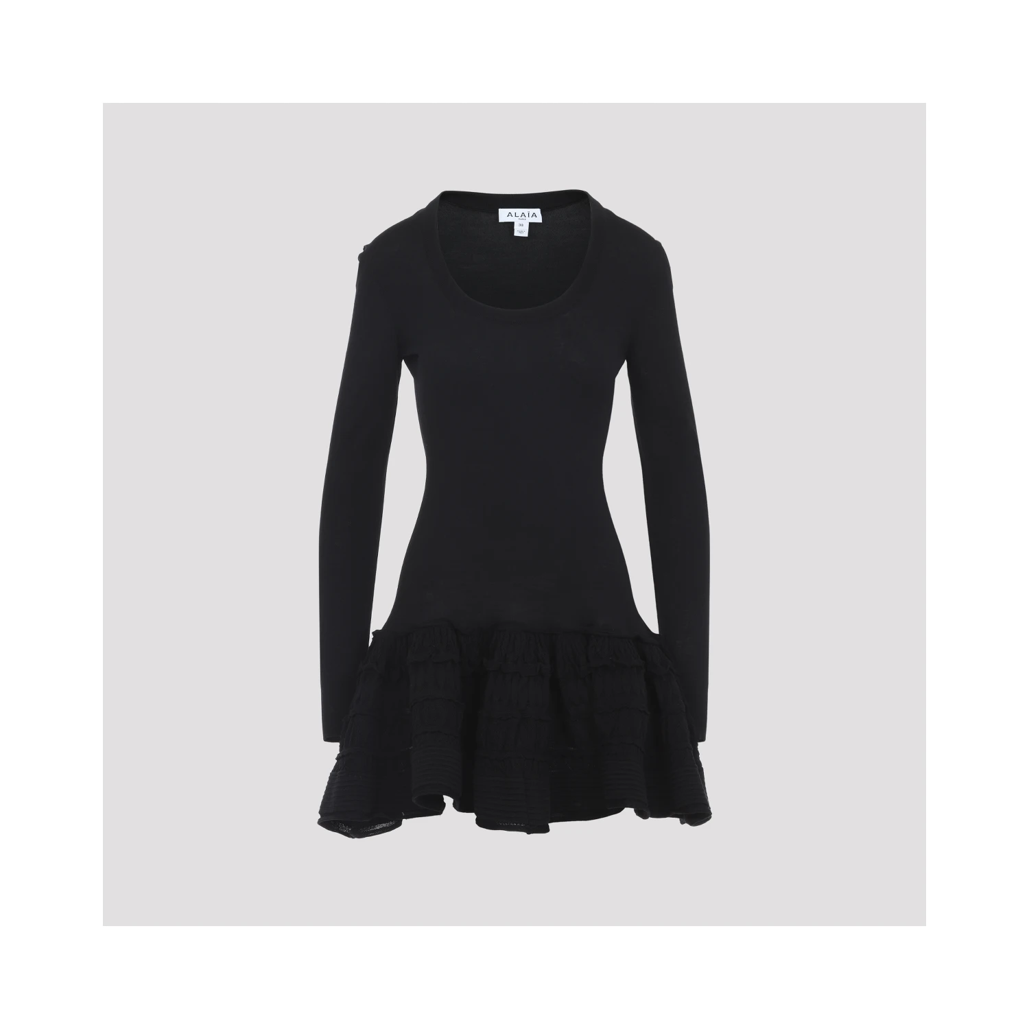 Alaïa Ruffle Mini Dress