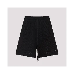 Amiri Crochet Mesh Short