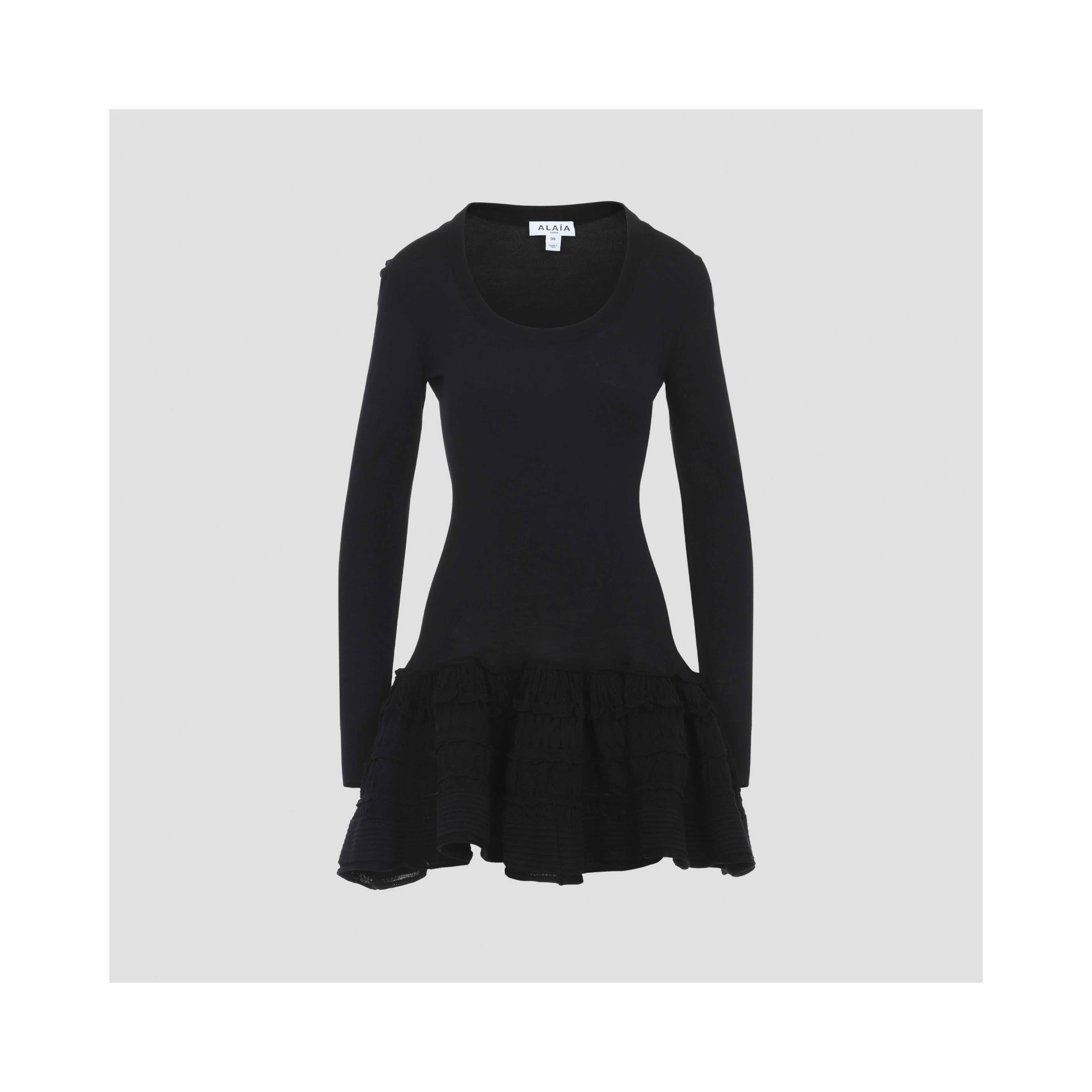 Alaïa Ruffle Mini Dress