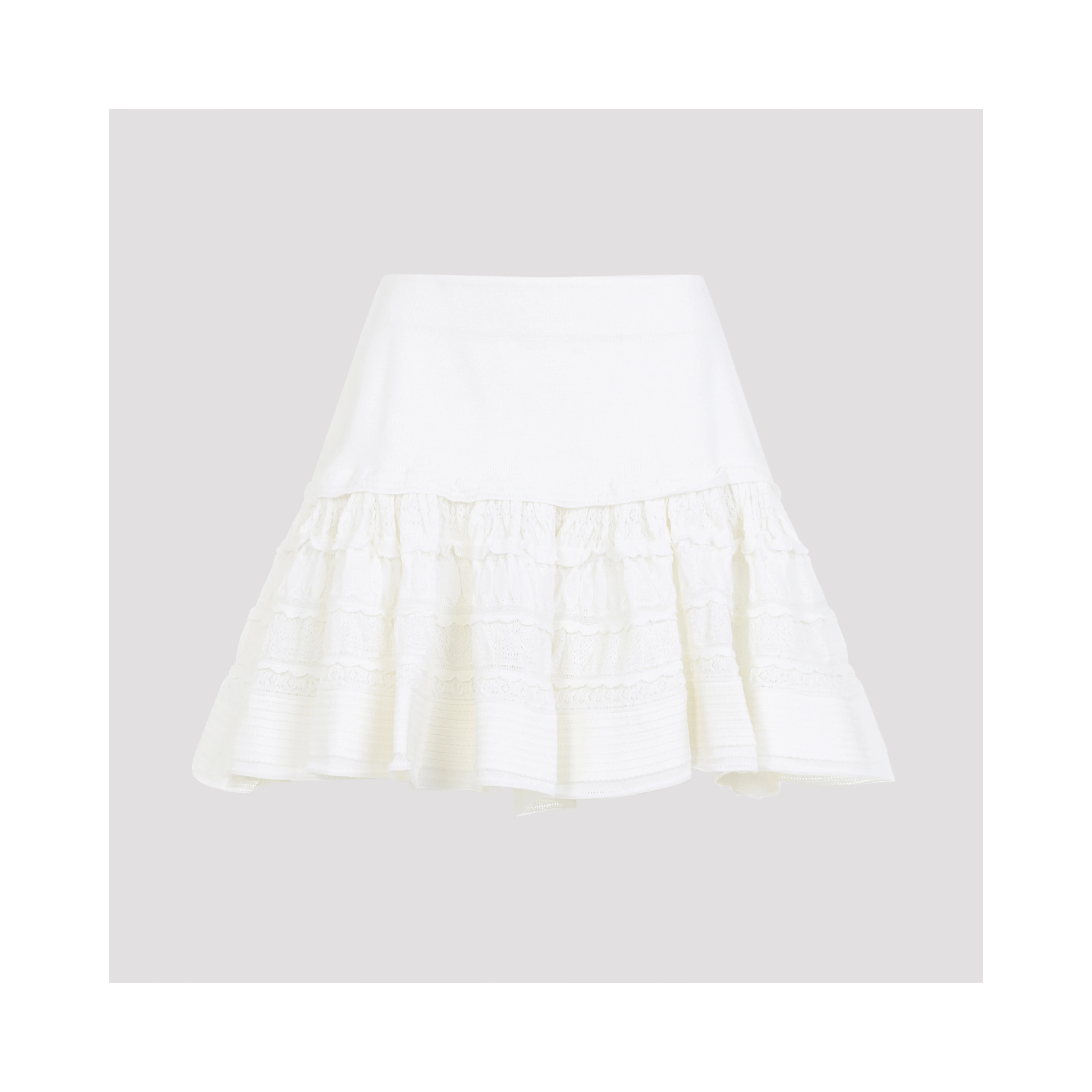 Alaïa Ruffle Mini Skirt