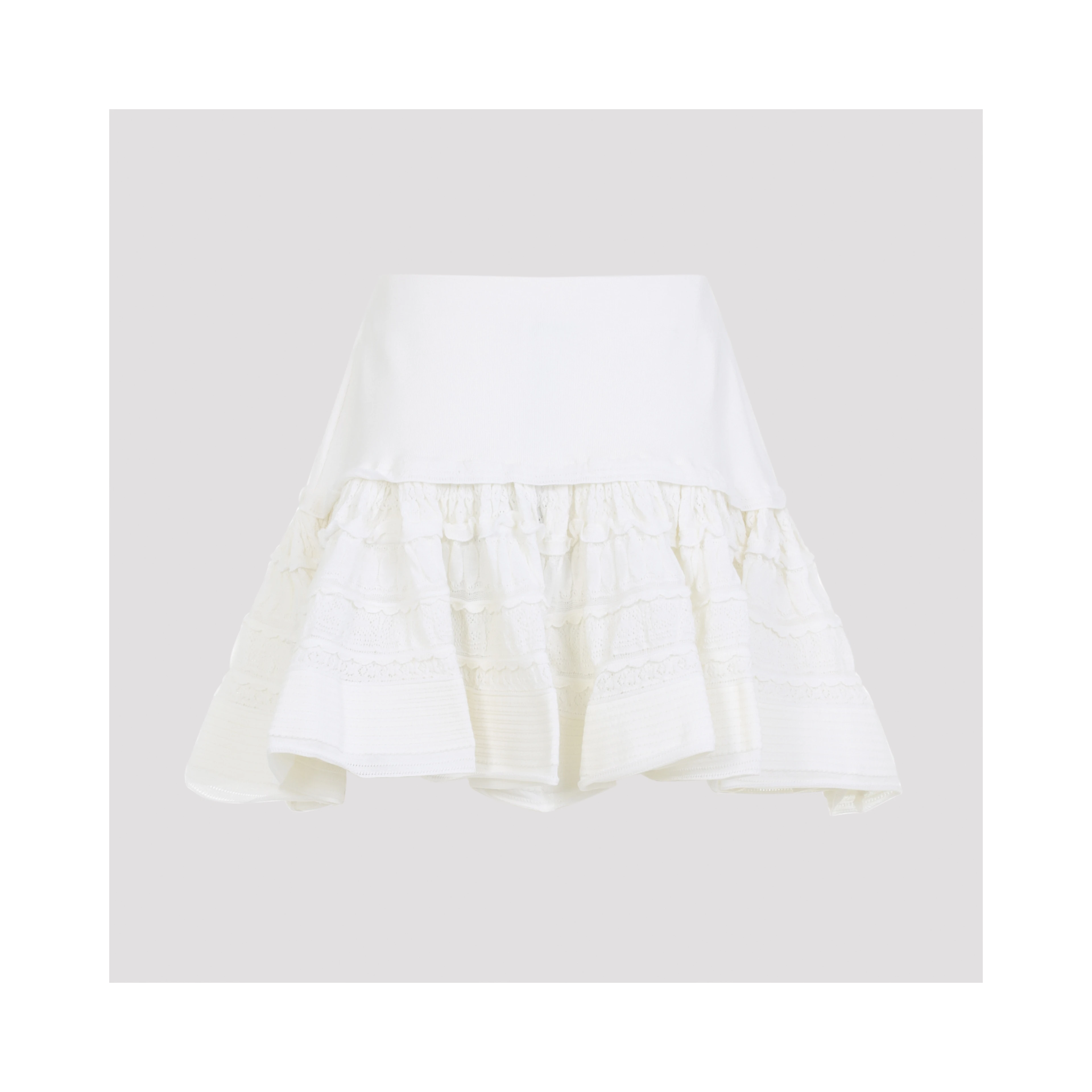 Alaïa Ruffle Mini Skirt