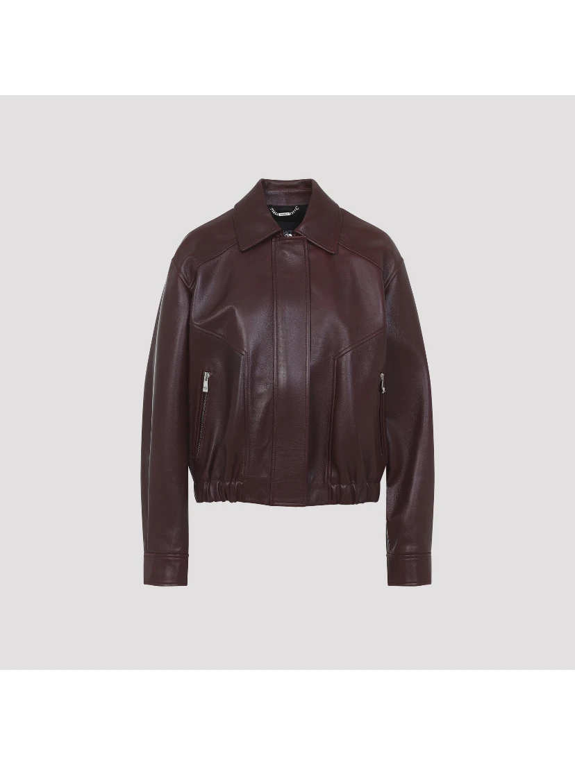 Versace Bufalo Leather Blouson