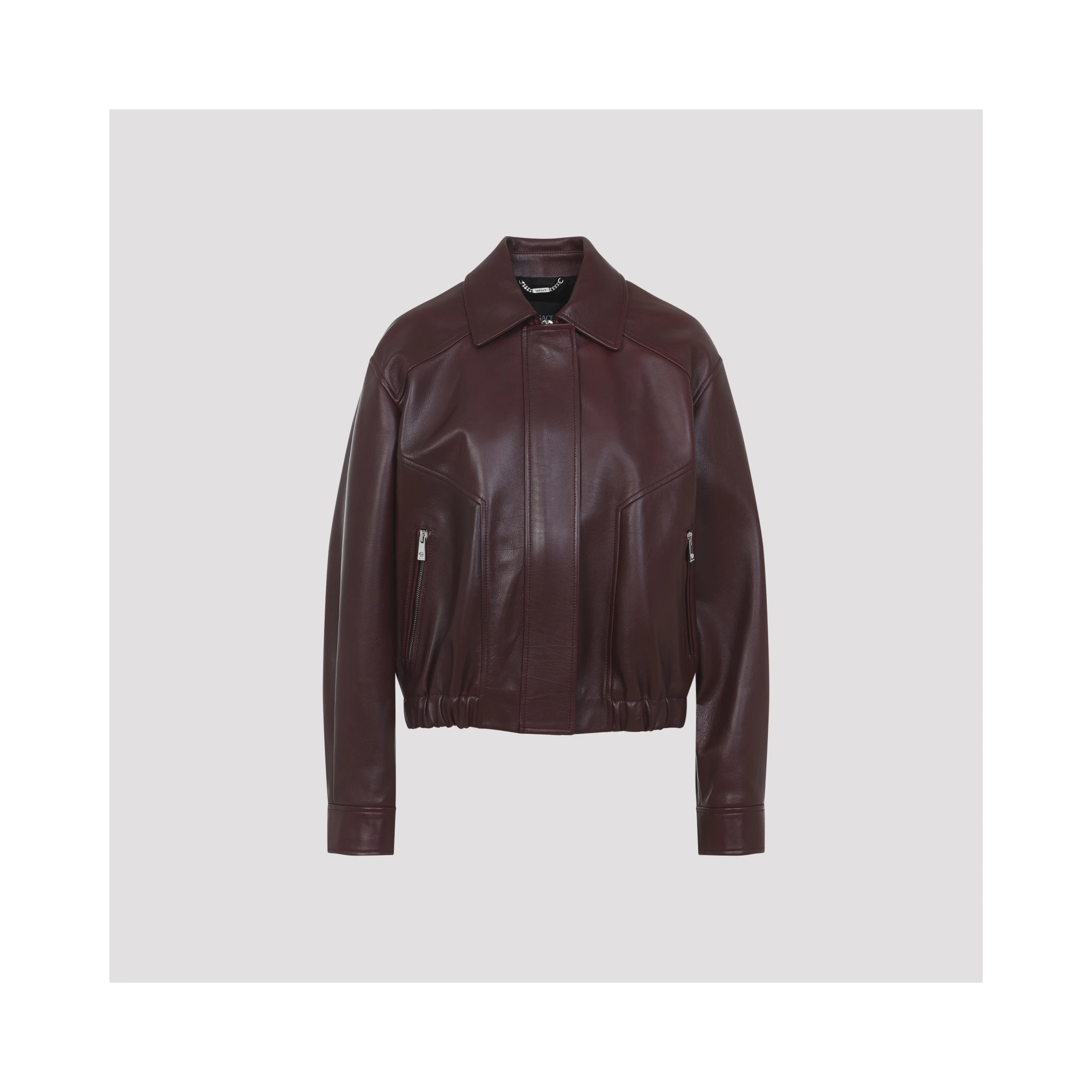 Versace Bufalo Leather Blouson