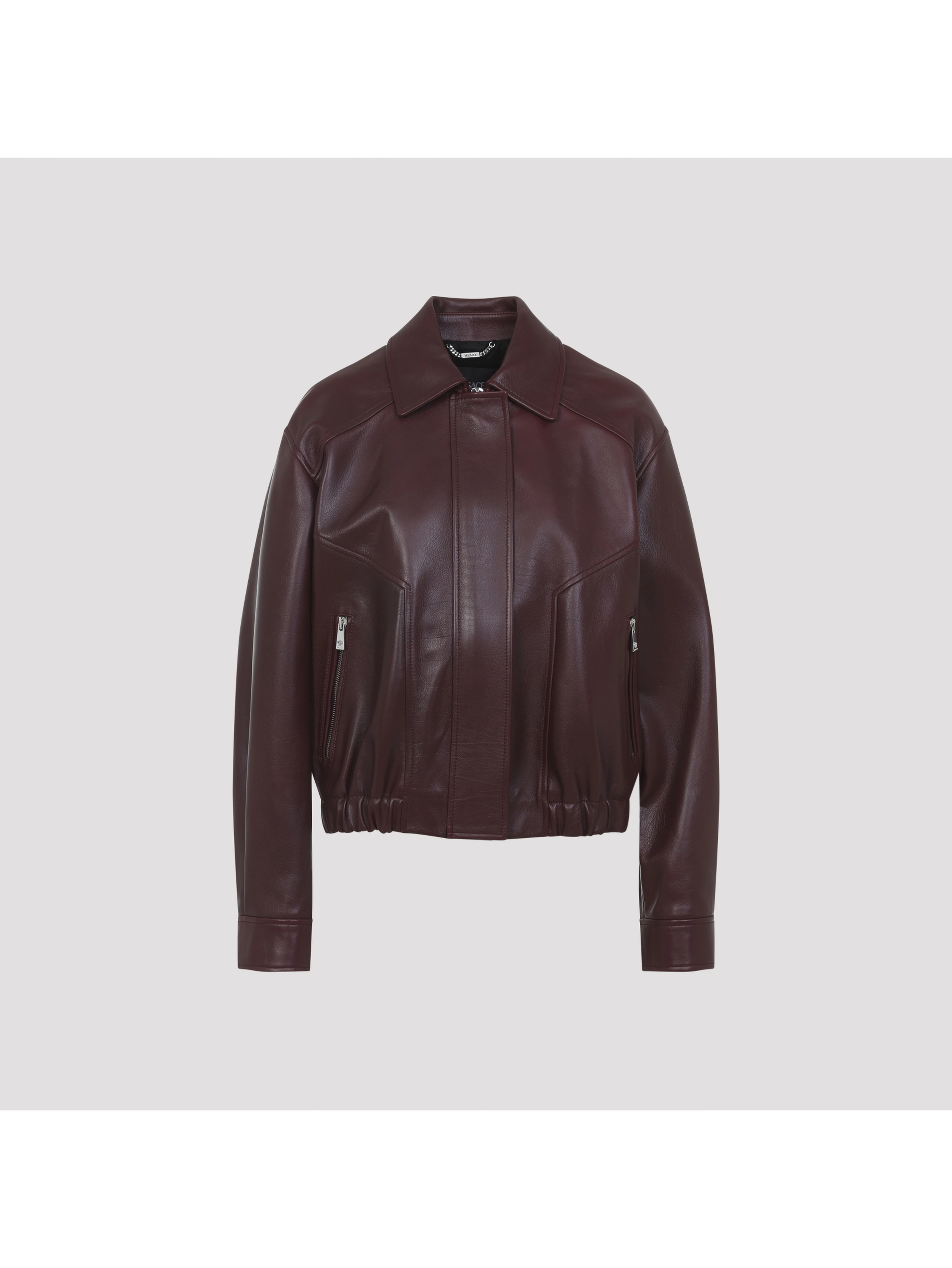 Versace Bufalo Leather Blouson