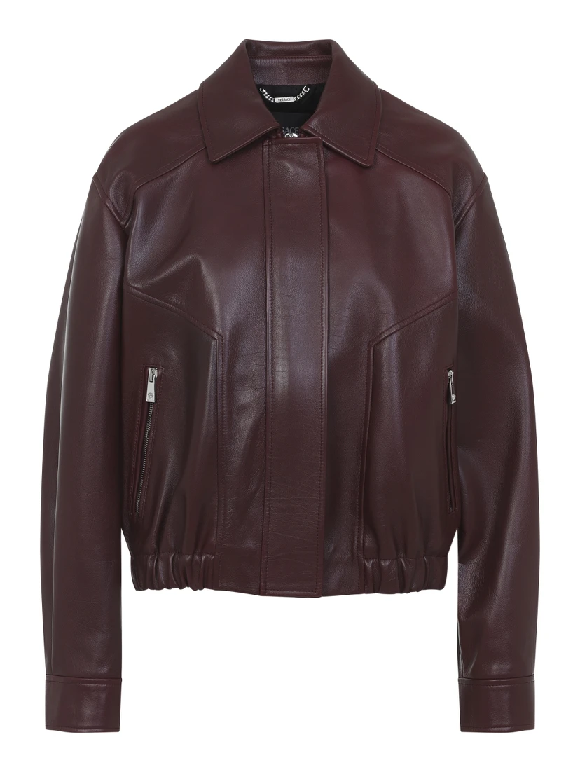 Versace Bufalo Leather Blouson