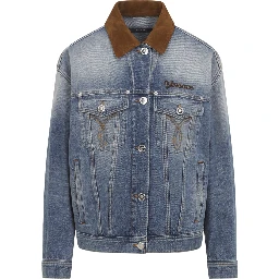 Versace Denim Stone Wash Blouson