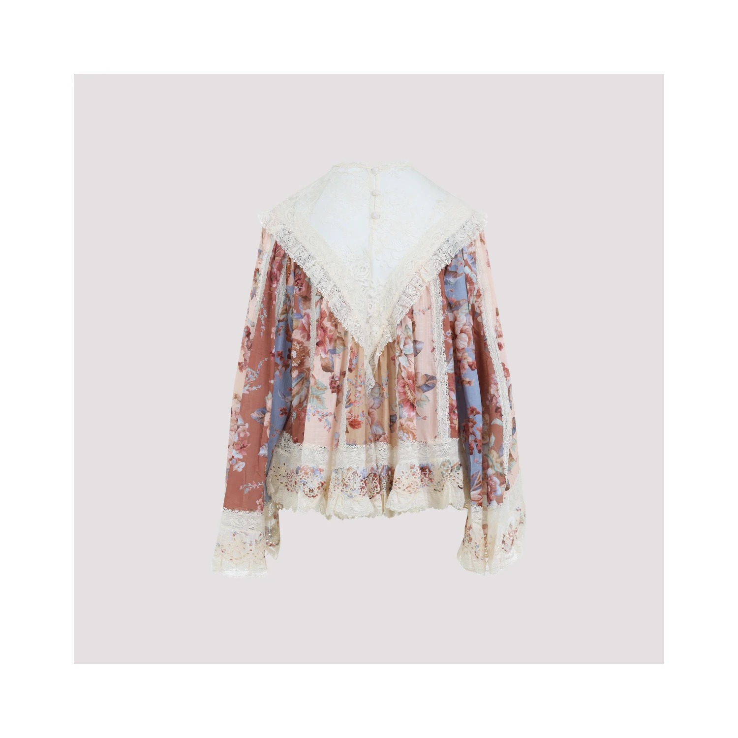 Zimmermann Awaken Lace Trim Blouse