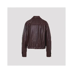Versace Bufalo Leather Blouson