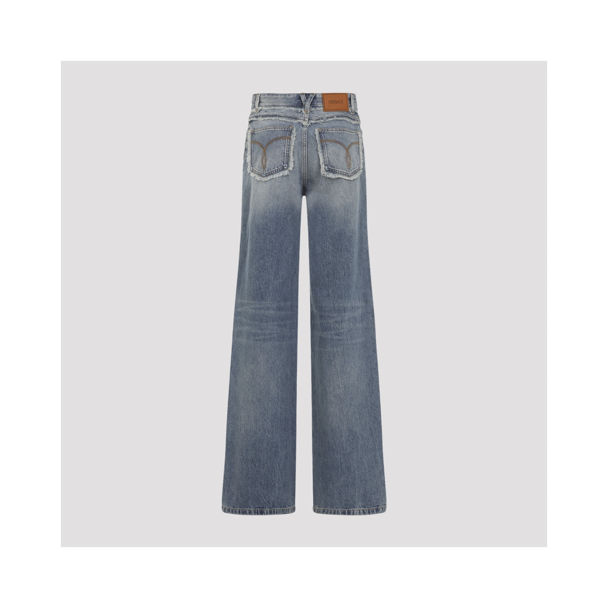 Versace Raw Cut Jeans