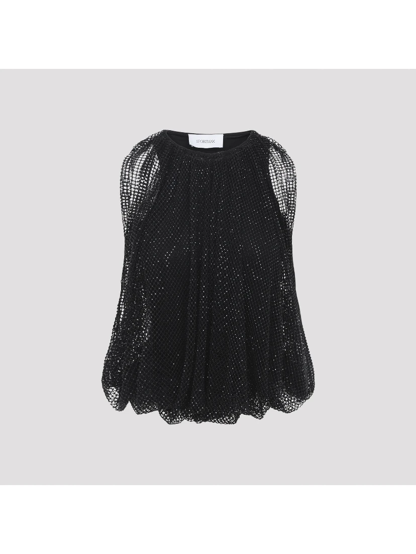 Sportmax Nodo Strass Top