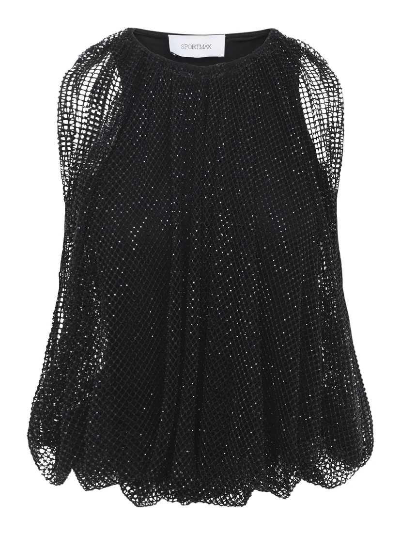Sportmax Nodo Strass Top