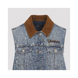 Versace Denim Stone Wash Dress