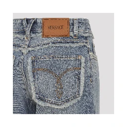 Versace Raw Cut Jeans