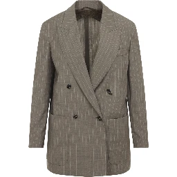 Max Mara Acciaio Pinstripe Jacket