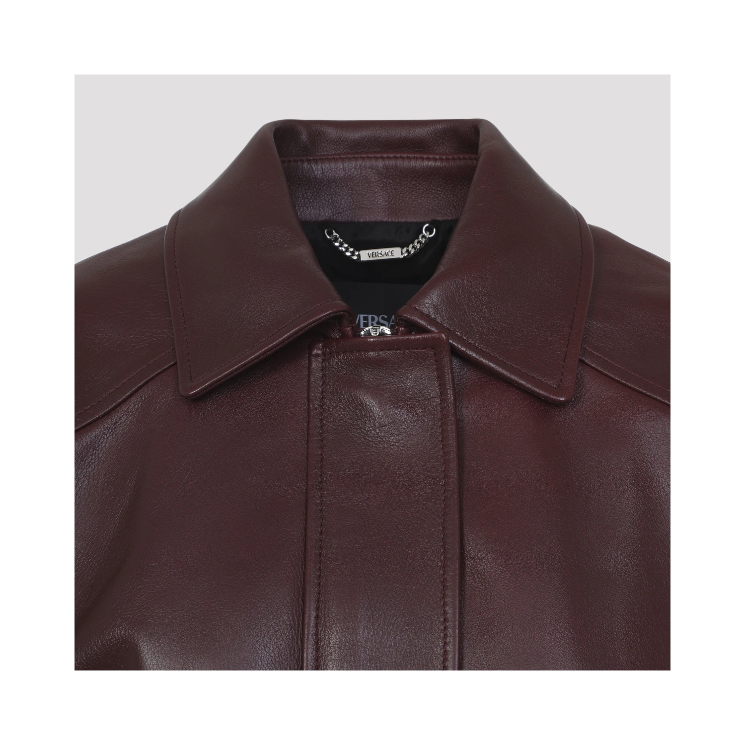 Versace Bufalo Leather Blouson